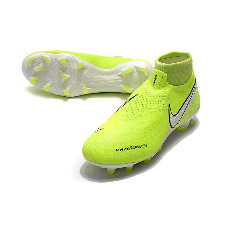 Nike Phantom VSN Elite DF FG Volt Bílý